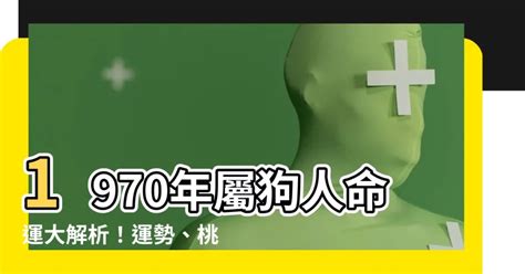 1970屬狗一生|【1970生效】1970年屬狗人命運大解析！運勢、桃花、財運一次。